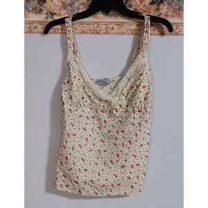 Avenue of the Stars Medium Floral Retro Y2K 90s Lightweight Cottage Casual Tank